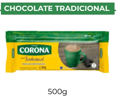 CHOCOLATE TRADICIONAL - CORONA - 500g