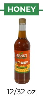 HONEY - FRANK'S - 12/32 oz