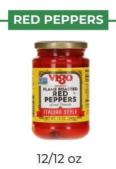 RED PEPPERS - VIGO - 12/12 oz