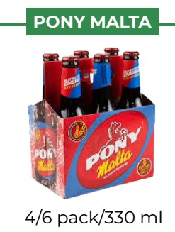 PONY MALTA - 4/6 PACK/330 ml