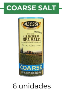 COARSE SEA SALT - ALESSI - 6 units