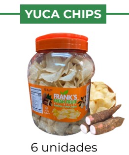 YUCA CHIPS - FRANK'S - 6 units 