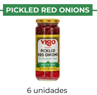 PICKLED RED ONIONS - VIGO - 6 units
