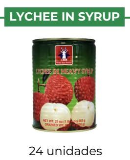 LYCHEE IN SYRUP - THREE DEER BRAND - 24 units