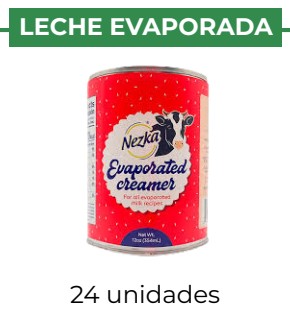 LECHE EVAPORADA - NEZKA - 24 units