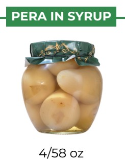 PERA IN SYRUP - ZALEA - 4/58 oz