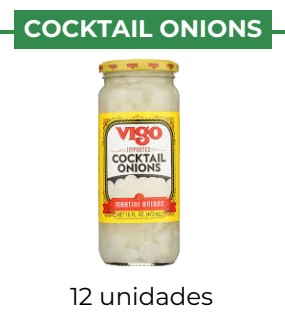 COCKTAIL ONIONS - VIGO - 12 units