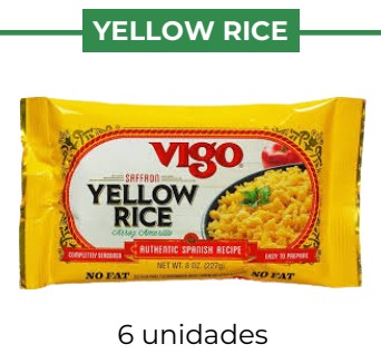 YELLOW RICE - VIGO - 6 units