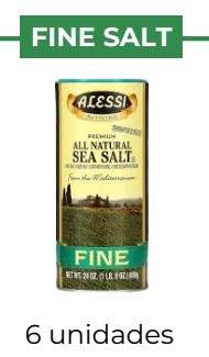 FINE SEA SALT - ALESSI - 6 units