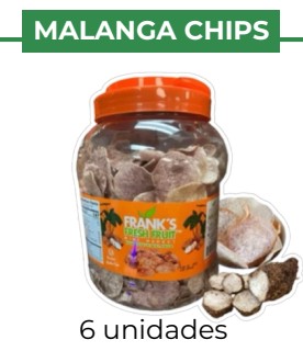 MALANGA CHIPS - FRANK'S - 6 units