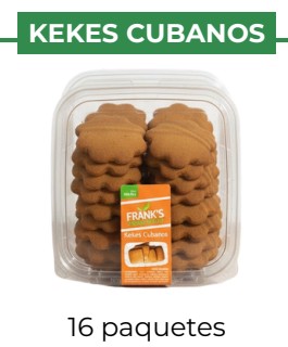 KEKES CUBANOS - FRANKS'S - 16 paquetes