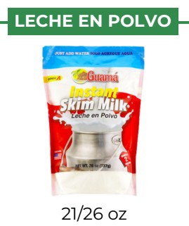 LECHE EN POLVO - GUAMÁ - 21/26 oz