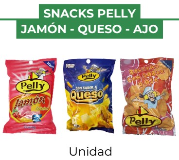 SNACKS JAMON, QUESO, AJO - PELLY- unit