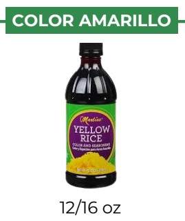 COLOR AMARILLO - MARLISS - 12/16 oz