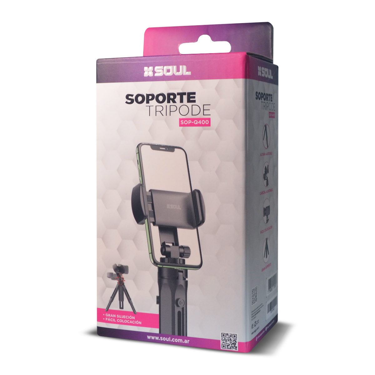 SOPORTE CEL TRIPODE SOP-Q400