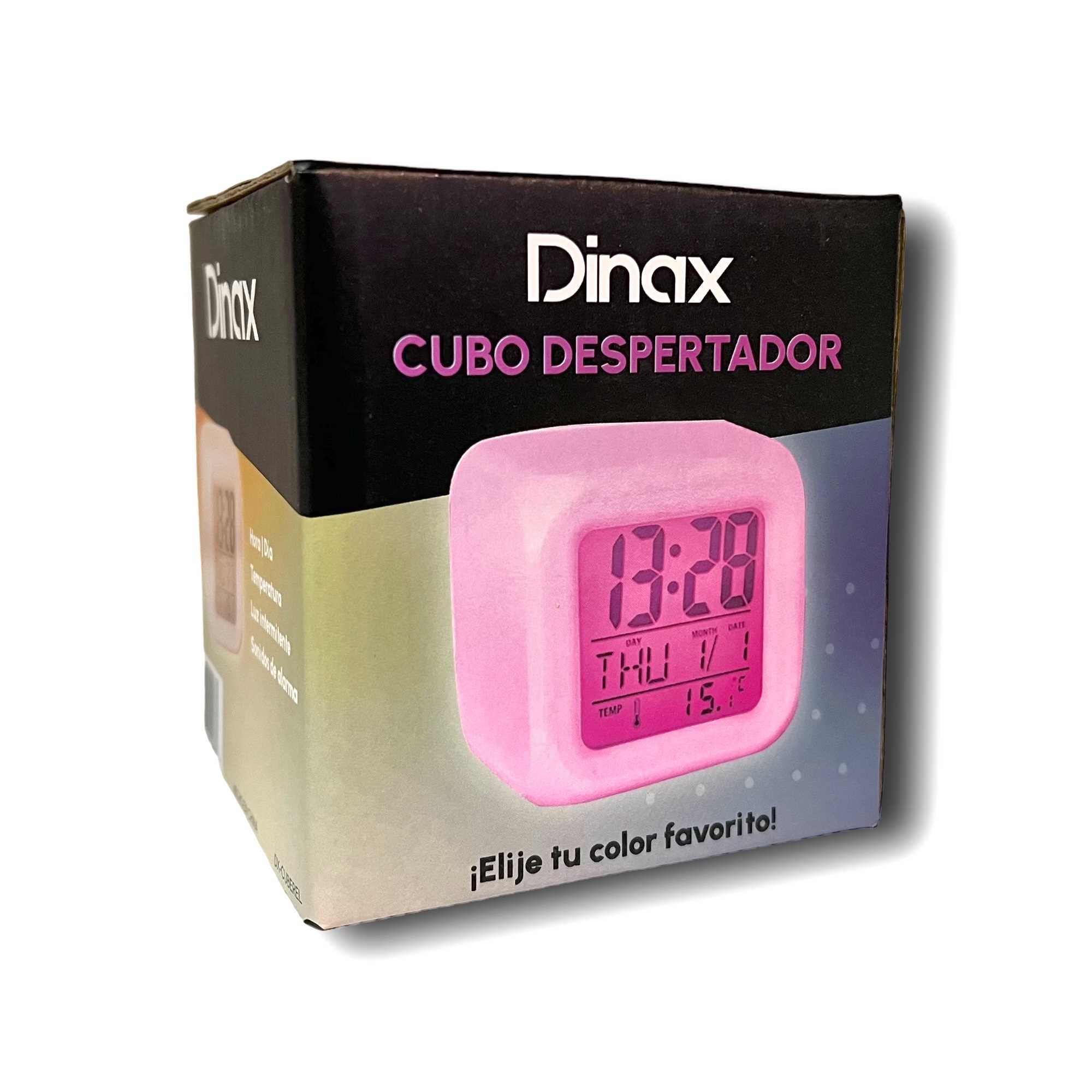RELOJ DESPERTADOR CUBO DX-CUBEREL