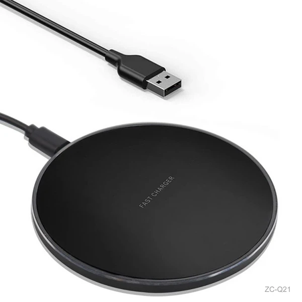 CARGADOR INALAMBRICO BASE DE CARGA CON LUZ ZC-Q21
