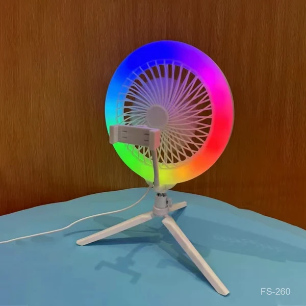 ARO CON TRÍPODE Y VENTILADOR FS-260