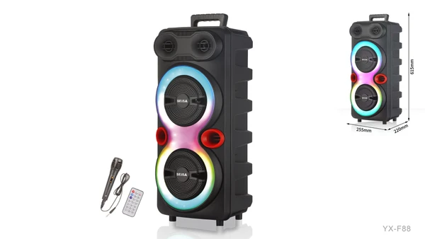 PARLANTE 2X8 NEON YX-F88