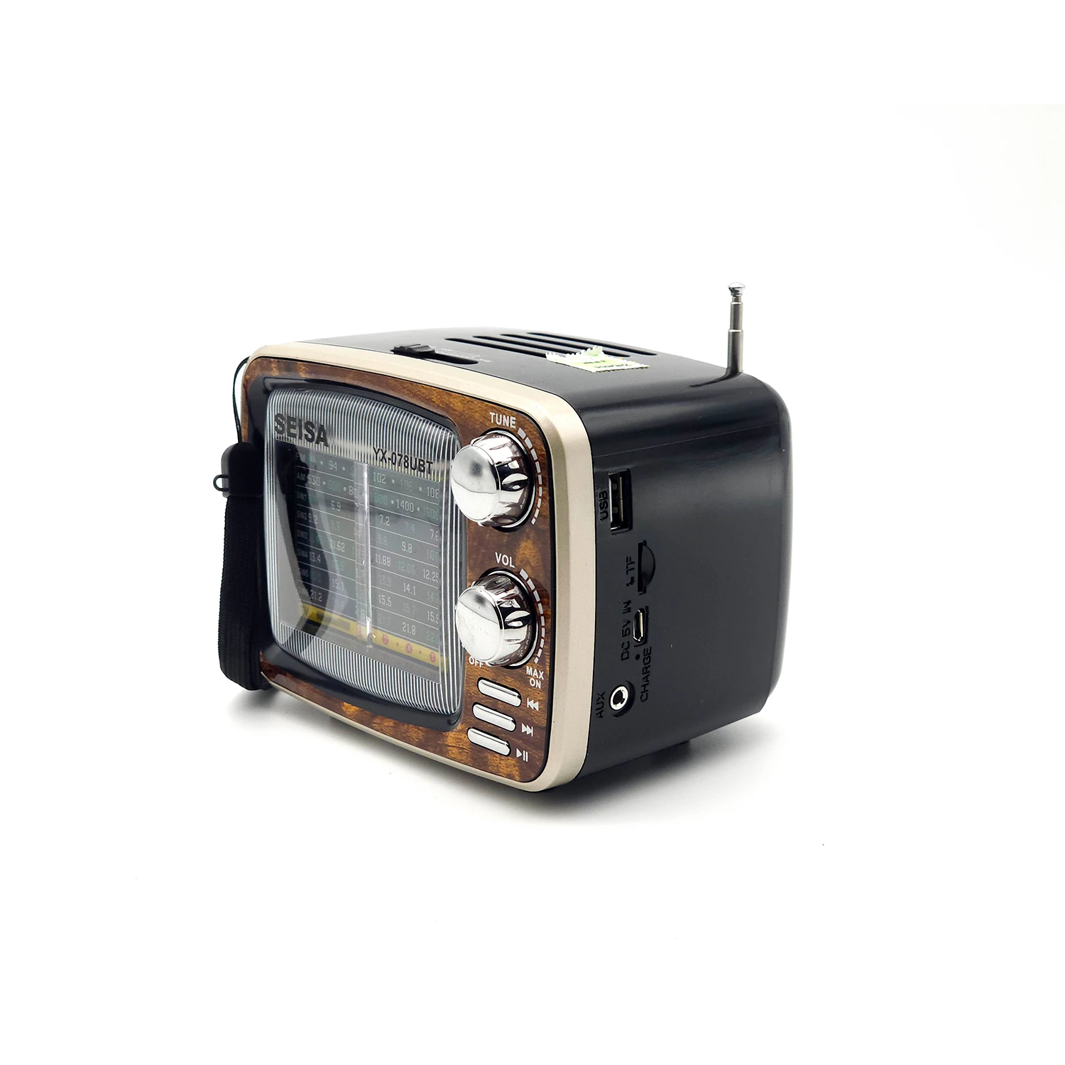 RADIO PORTATIL FM USB Y BLUETOOTH YX-078UBT
