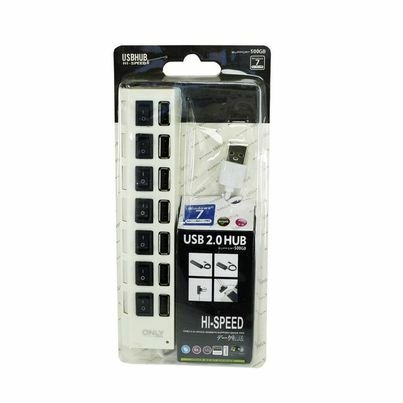 USB HUB 2.0 7 PUERTOS CON CORTE
