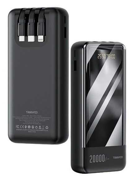 CARGADOR PORTATIL 3 EN 1 TRANYOO MAH T-D07