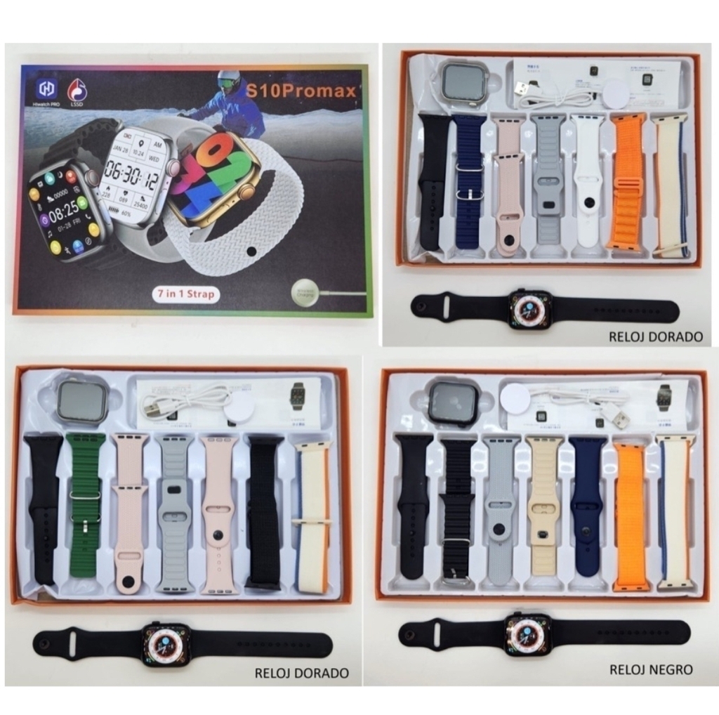 RELOJ SMARTWATCH 7 EN 1 - S10 PRO MAX