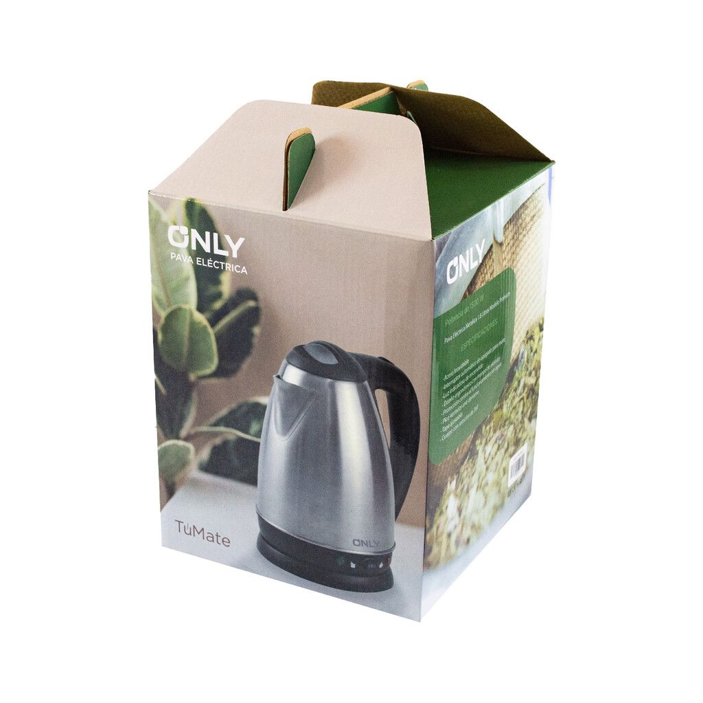 PAVA ELECTRICA ONLY HERVIDORA 1.8L CON CORTE MATE