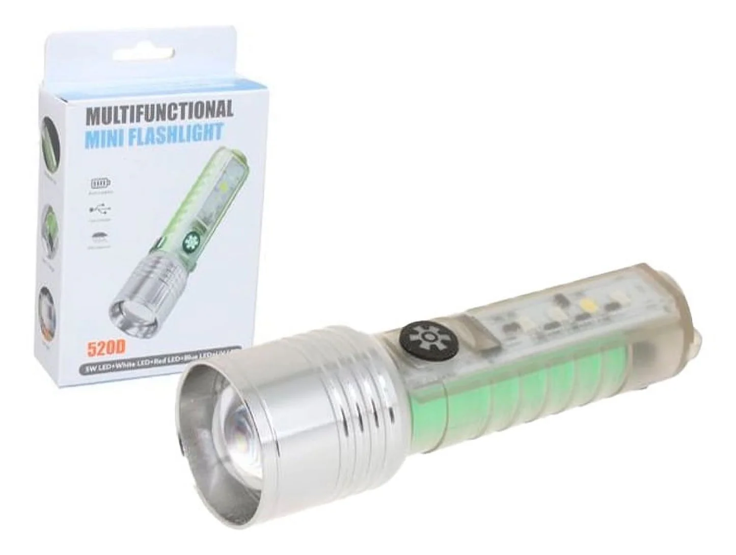LINTERNA MULTIFUNCIONAL MINI FLASHLIGHT 520D