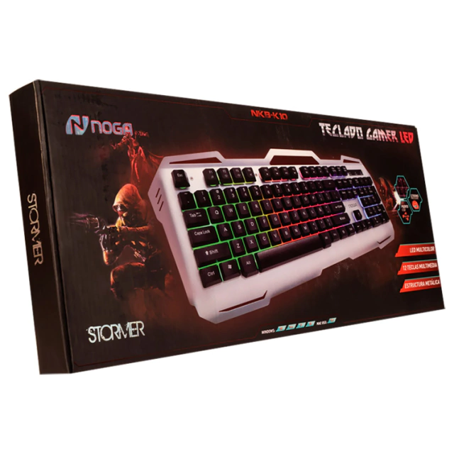TECLADO GAMER RETROILUMINADO NOGA NKB-K10