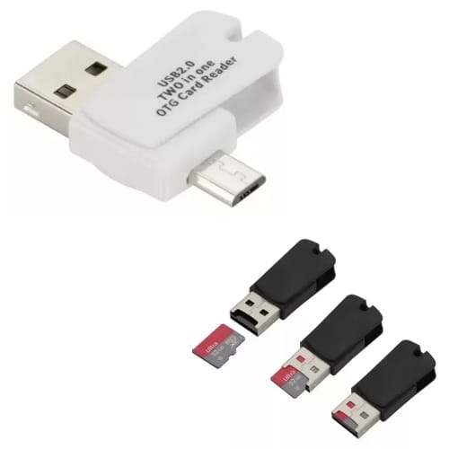 ADAPTADOR OTG D-313 V8 Y USB