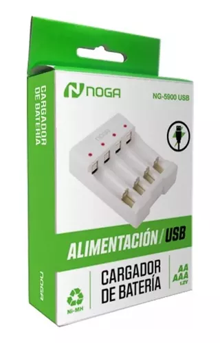 CARGADOR DE PILAS AA/AAA NOGA NG-5900