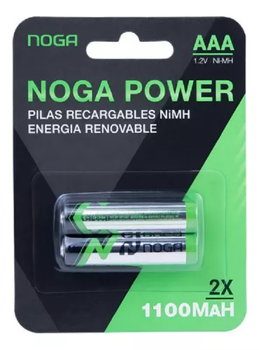 PILAS AAA RECARGABLE X2 NOGA 1100 MAH NP-AAAM