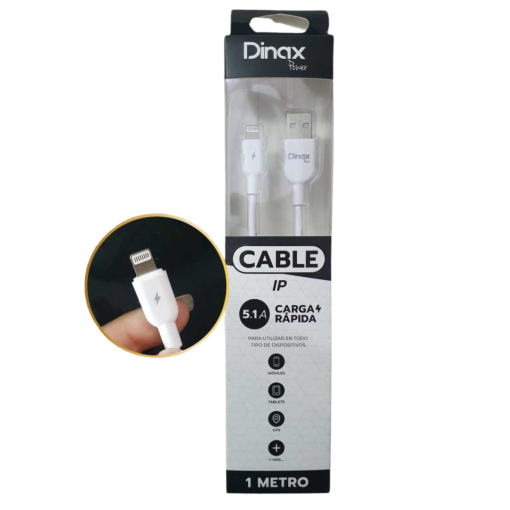 CABLE USB TIPO IPH 5.1 DINAX DX-1MCABIP