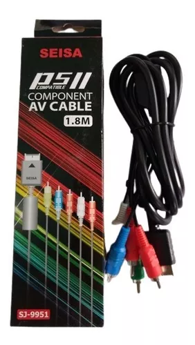 CABLE COMPONENTE PARA PS2 SJ-9951