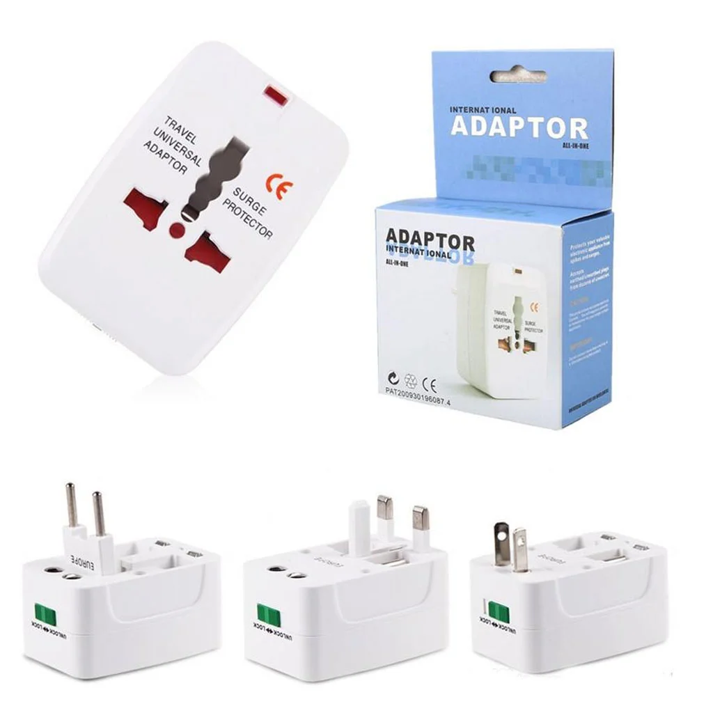 ADAPTADOR UNIVERSAL INTERNACIONAL ENCHUFE