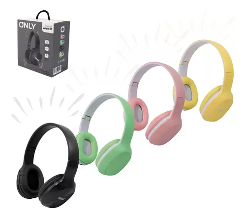 AURICULAR VINCHA BT SWEET STYLE NEGRO/VERDE/ROSA