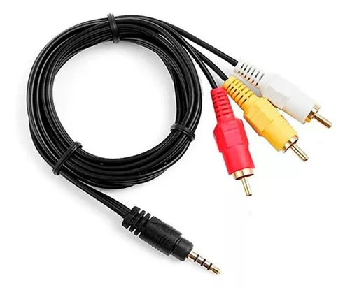 CABLE AUX 3.5 A 3 RCA 3 METROS DINAX