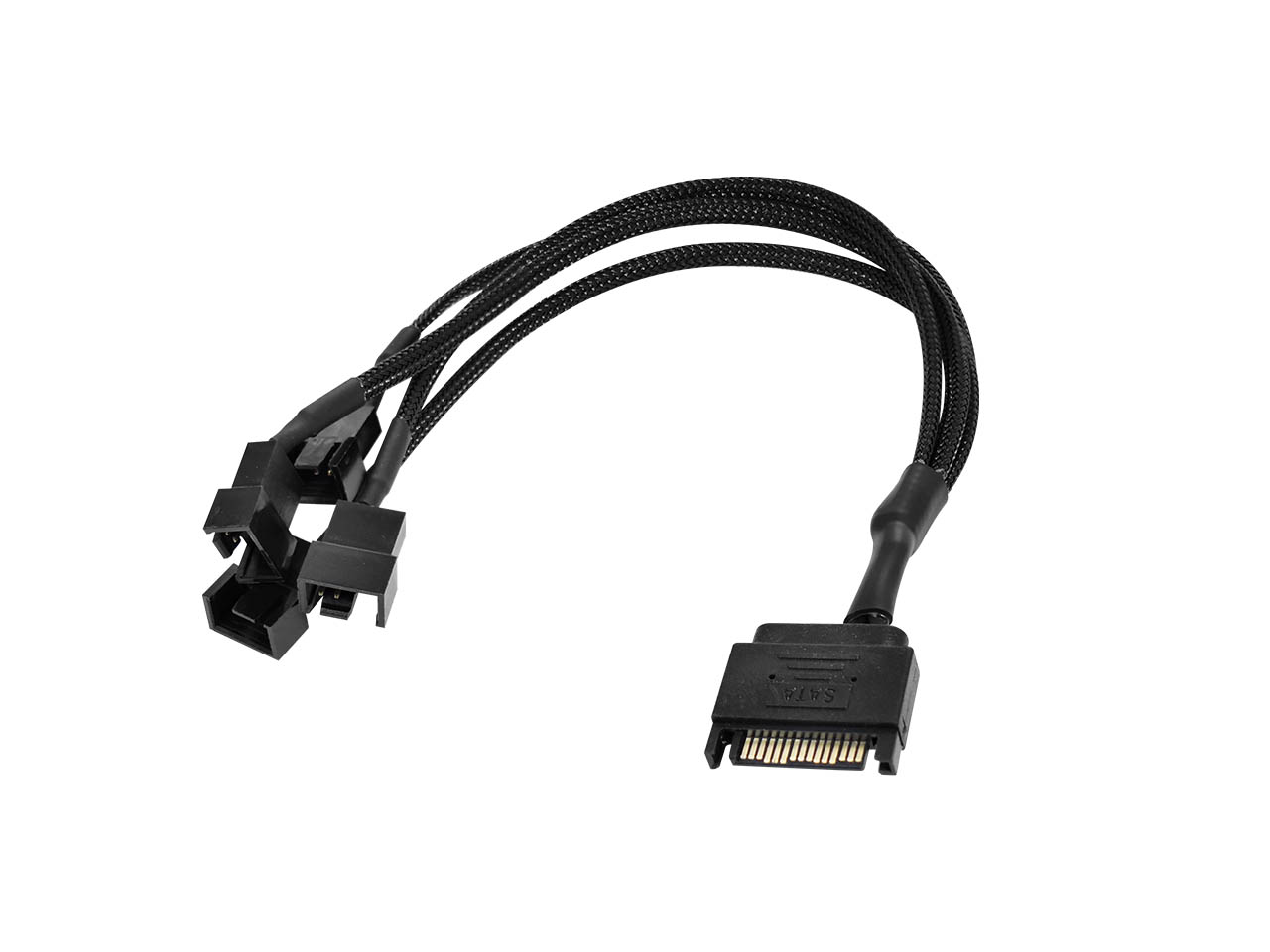 CABLE ADAPTADOR SATA 12V PARA ALIMENTAR A 4 COOLERS DE 3/4 PINES - NSAD4CS