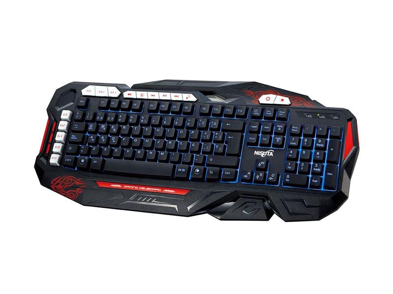 TECLADO GAMER RETROILUMINADO SEMIMECANICO
