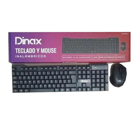 COMBO TECLADO Y MOUSE INALÁMBRICO