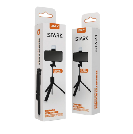 PALO SELFIE STARK CON LUZ EXTENSIBLE MODO-026