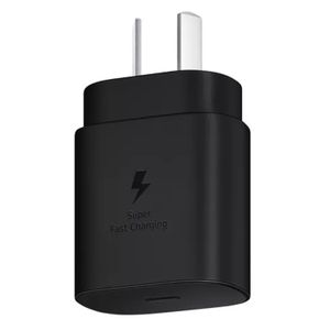 CABEZAL TIPO C SAMSUNG 25W ORIG CARGA RAPIDA NEGRO