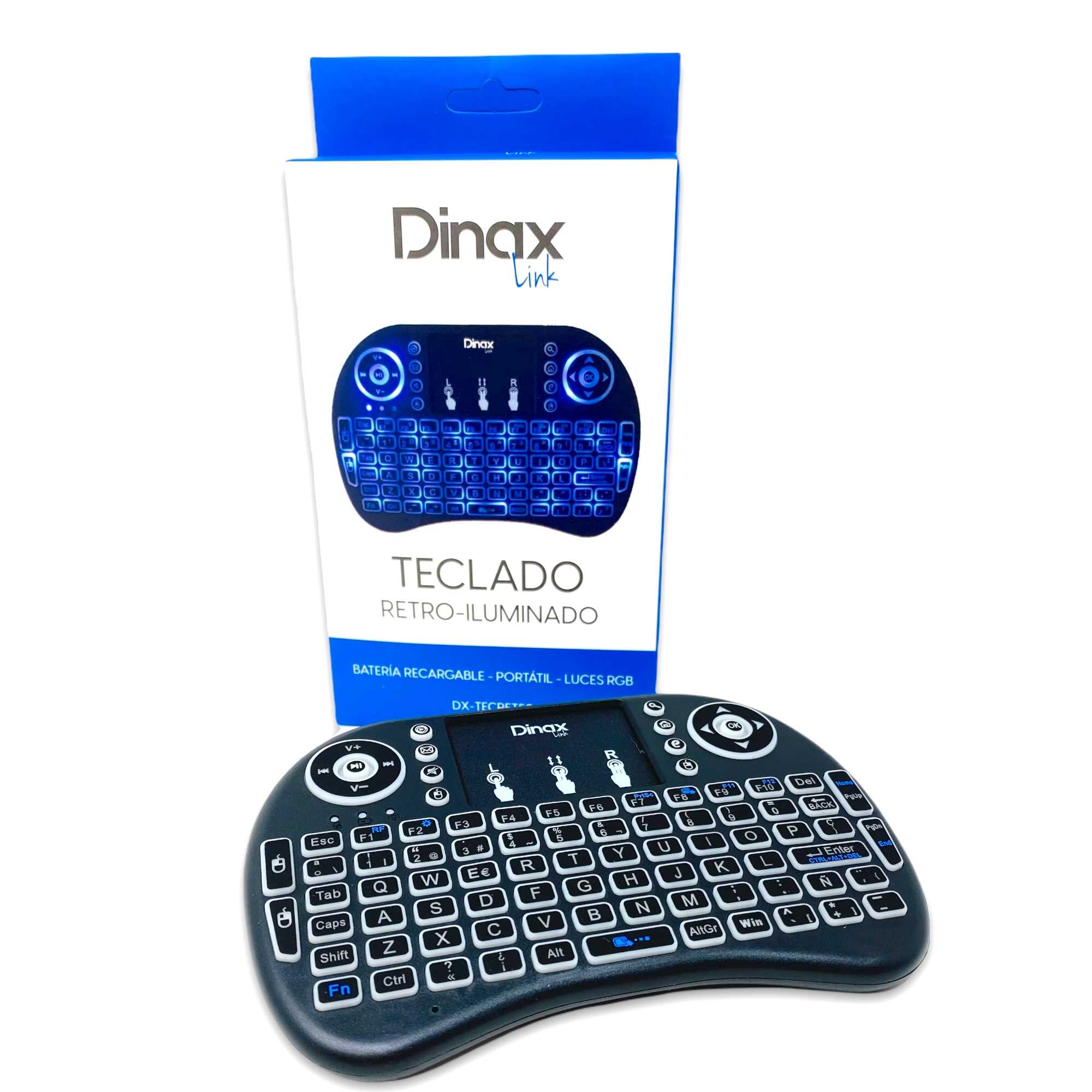 TECLADO PORTATIL PARA SMART TV/TV BOX DX-TECRET52