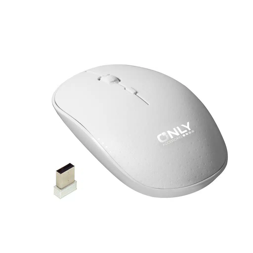 MOUSE INALAMBRICO MODQ5 BLANCO/NEGRO