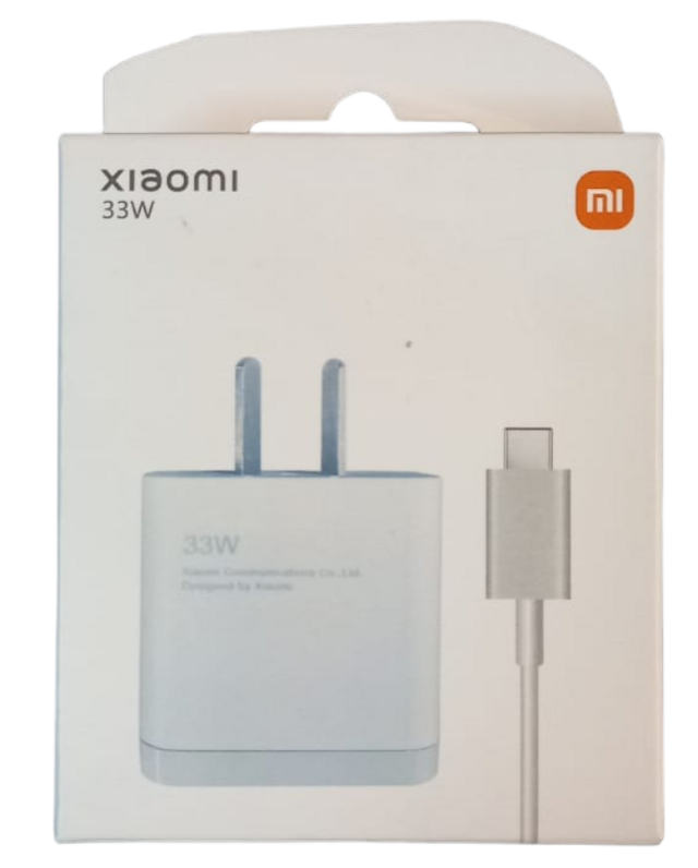CARGADOR CEL TIPO V8 + CABLE XIAOMI 33W 
