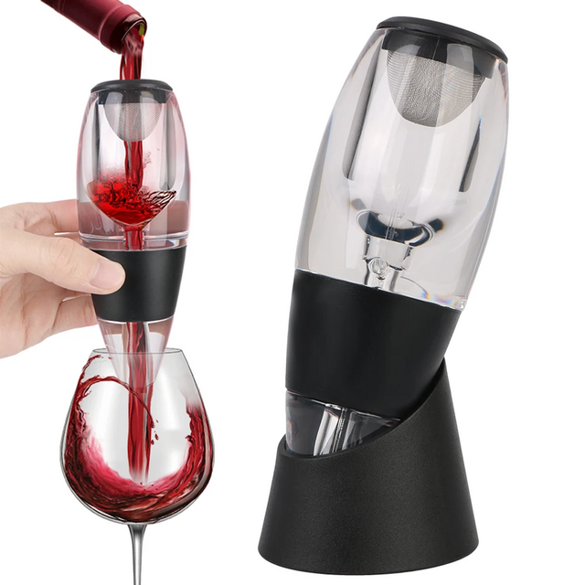 DECANTADOR AIREADOR DE VINO CON BASE MODX-806