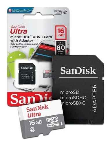 TARJETA SD 16 GB SANDISK