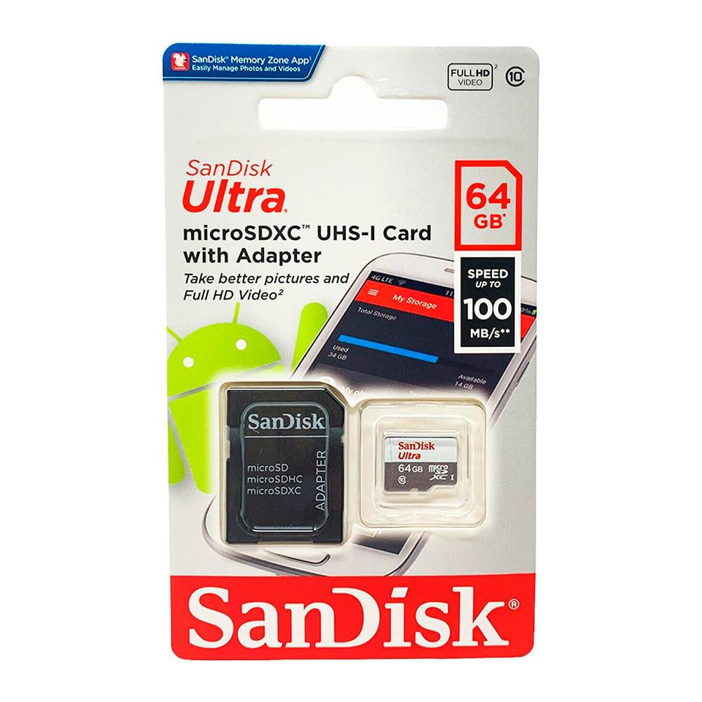 TARJETA SD 64 GB SANDISK