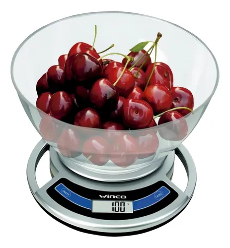 BALANZA DIGITAL WINCO W7500 CON FUENTE HASTA 5KG
